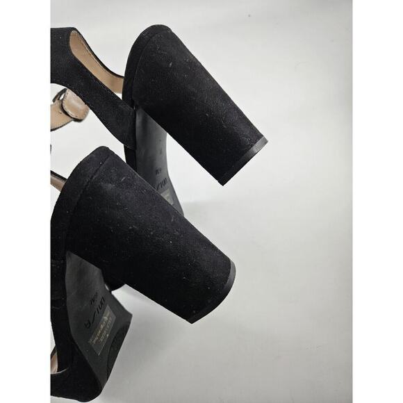Unisa Odran Black Platform Heels Women Size 6.5 - Picture 4 of 7